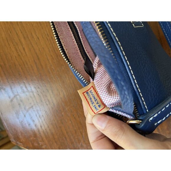 Dooney & Bourke Blue Mini Wallet Wrist Bag - Picture 7 of 8